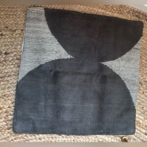 West Elm Cream and Gray Cushion Cover